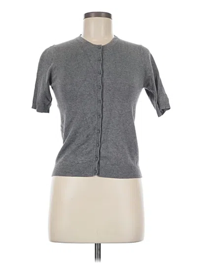 Pre-owned Zara Cardigan Sweater In Gray