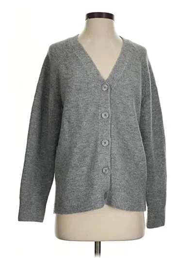 Pre-owned Zara Cardigan Sweater In Gray