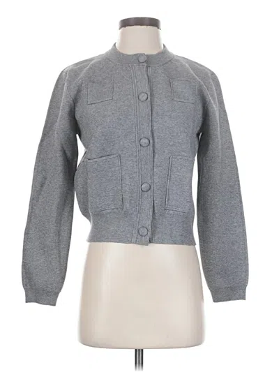 Pre-owned Zara Cardigan Sweater In Gray