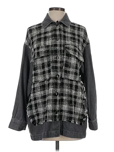 Pre-owned Zara Cardigan Sweater In Gray