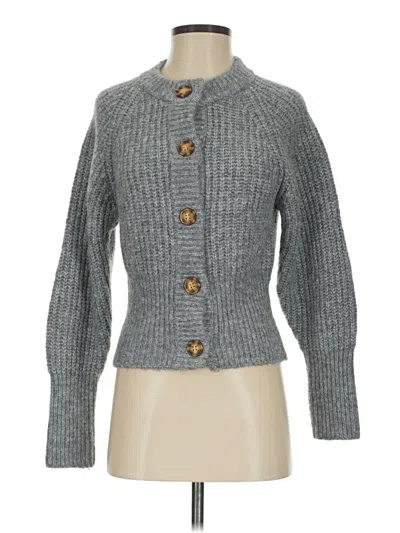 Pre-owned Zara Cardigan Sweater In Gray