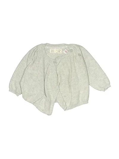 Pre-owned Zara Babies' Cardigan Sweater In Gray