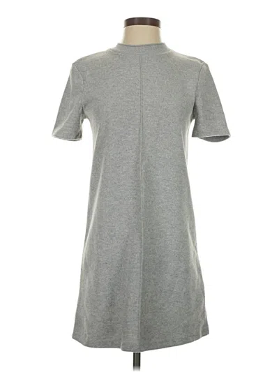 Pre-owned Zara Cardigan Sweater In Gray