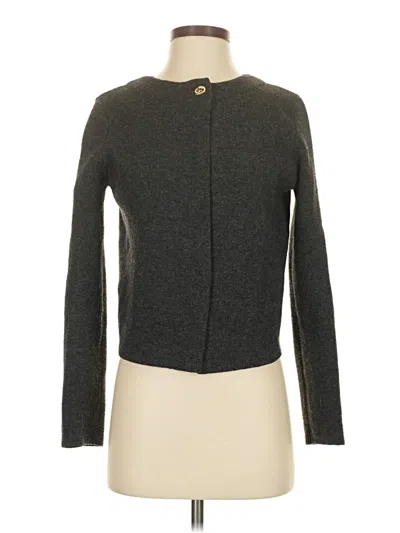 Pre-owned Zara Cardigan Sweater In Gray