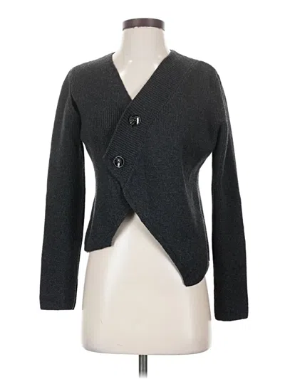 Pre-owned Zara Cardigan Sweater In Gray