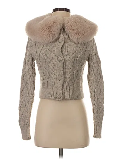 Pre-owned Zara Cardigan Sweater In Gray