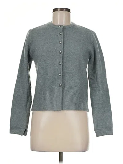 Pre-owned Zara Cardigan Sweater In Gray