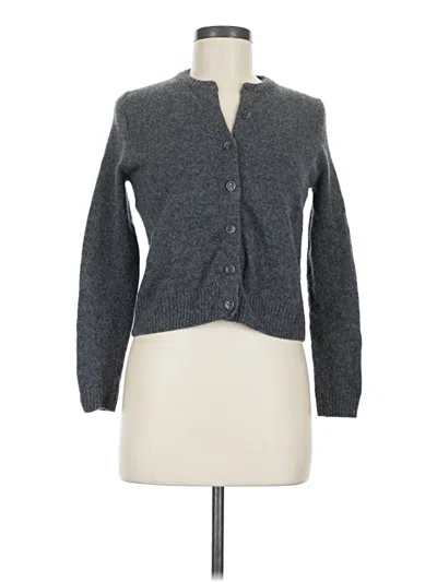 Pre-owned Zara Cardigan Sweater In Gray