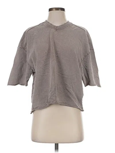 Pre-owned Zara Cardigan Sweater In Gray