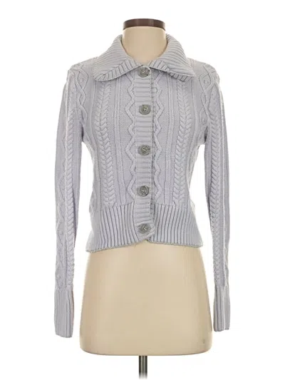 Pre-owned Zara Cardigan Sweater In Gray