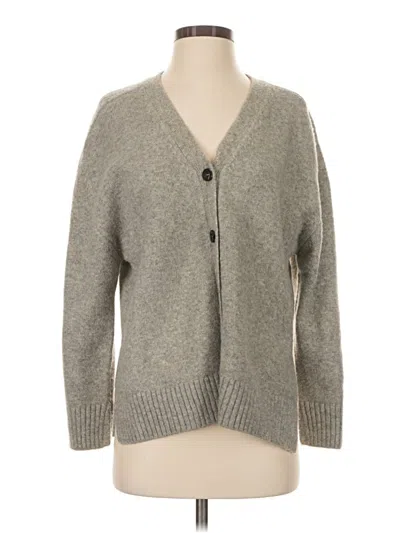 Pre-owned Zara Cardigan Sweater In Gray