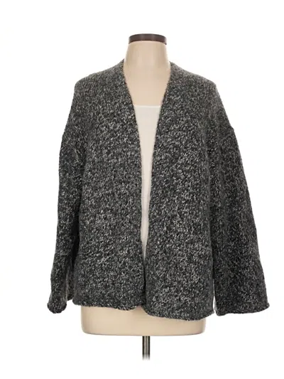 Pre-owned Zara Cardigan Sweater In Gray