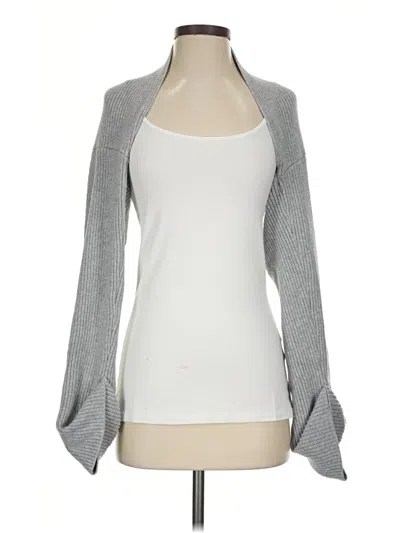 Pre-owned Zara Cardigan Sweater In Gray