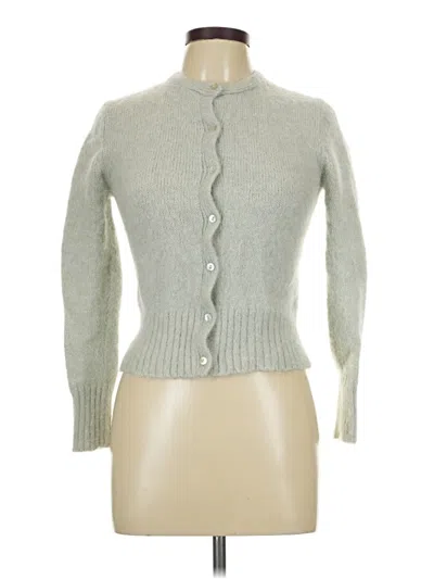 Pre-owned Zara Cardigan Sweater In Gray