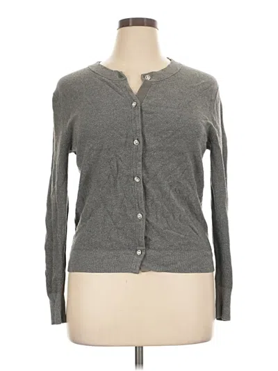 Pre-owned Zara Cardigan Sweater In Gray
