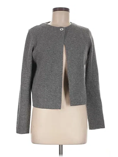 Pre-owned Zara Cardigan Sweater In Gray