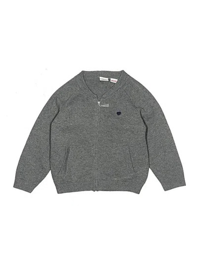 Pre-owned Zara Kids' Cardigan Sweater In Gray