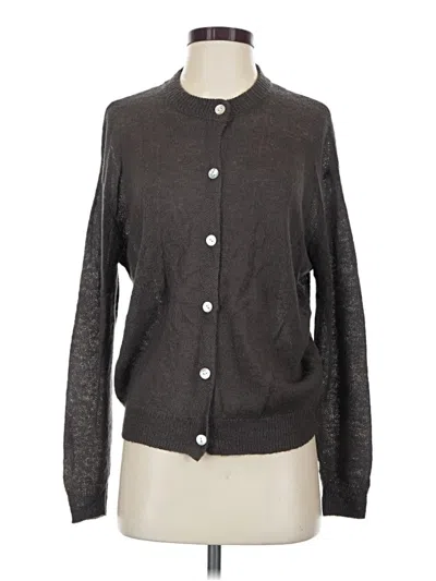 Pre-owned Zara Cardigan Sweater In Gray