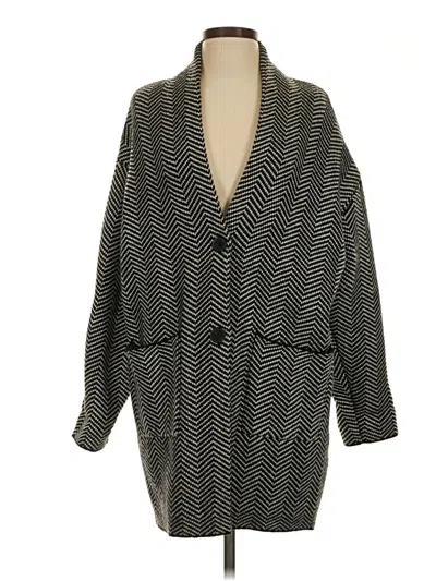 Pre-owned Zara Cardigan Sweater In Gray