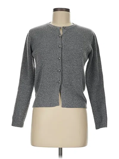 Pre-owned Zara Cardigan Sweater In Gray