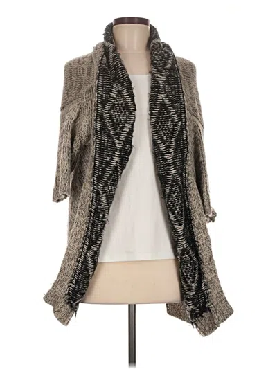 Pre-owned Zara Cardigan Sweater In Gray