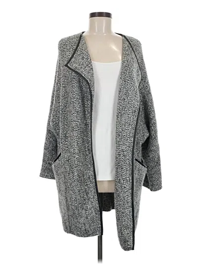 Pre-owned Zara Cardigan Sweater In Gray