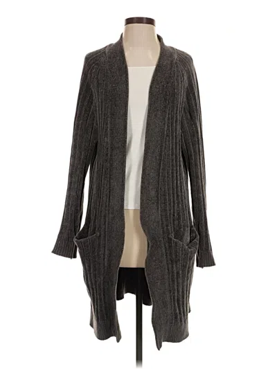 Pre-owned Zara Cardigan Sweater In Gray