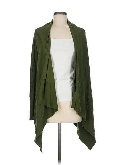 Pre-owned Zara Cardigan Sweater In Green