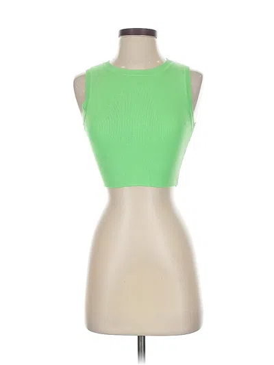 Pre-owned Zara Cardigan Sweater In Green