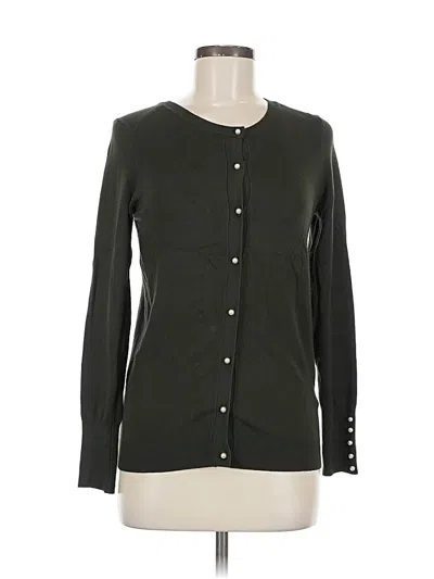 Pre-owned Zara Cardigan Sweater In Green