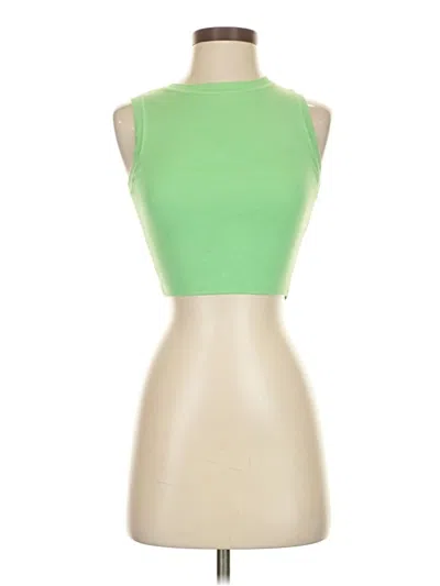 Pre-owned Zara Cardigan Sweater In Green