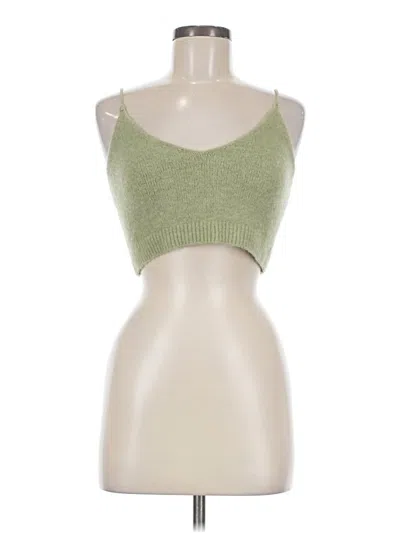 Pre-owned Zara Cardigan Sweater In Green