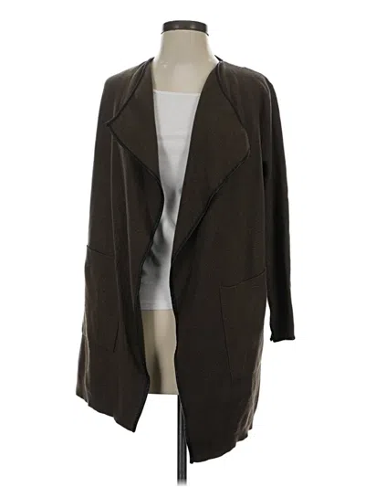 Pre-owned Zara Cardigan Sweater In Green