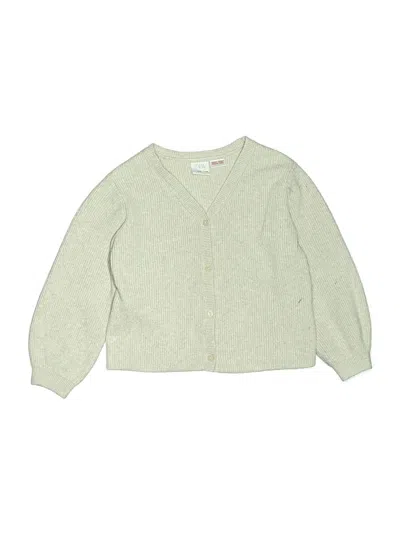 Pre-owned Zara Kids' Cardigan Sweater In Green