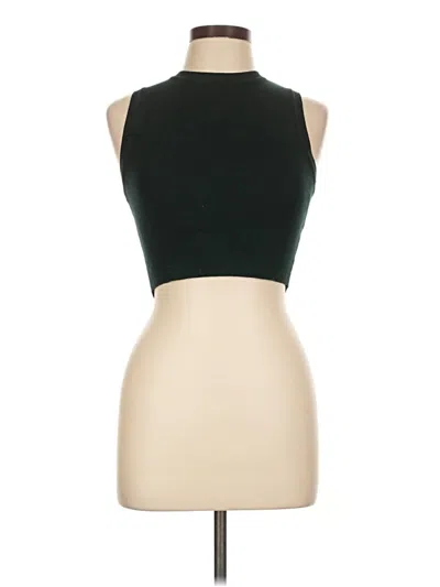 Pre-owned Zara Cardigan Sweater In Green