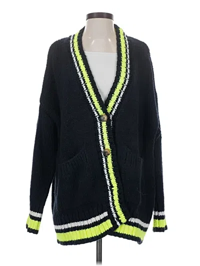 Pre-owned Zara Cardigan Sweater In Green
