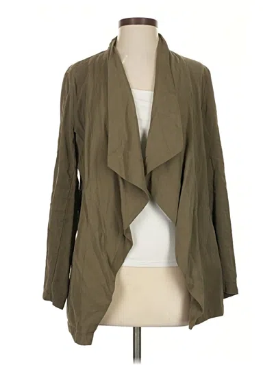 Pre-owned Zara Cardigan Sweater In Green