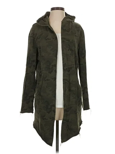 Pre-owned Zara Cardigan Sweater In Green