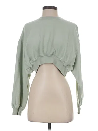 Pre-owned Zara Cardigan Sweater In Green