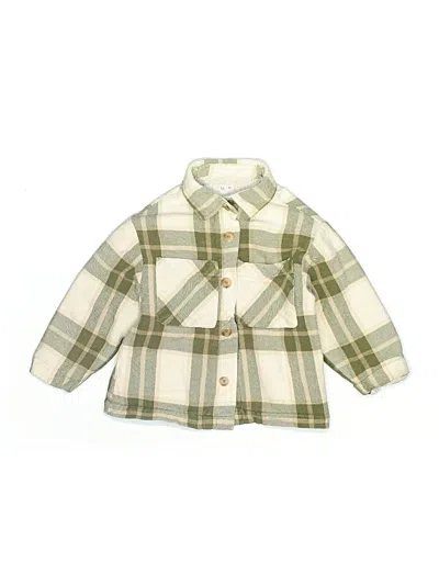 Pre-owned Zara Kids' Cardigan Sweater In Green
