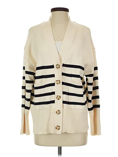 Pre-owned Zara Cardigan Sweater In Ivory