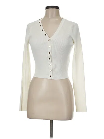 Pre-owned Zara Cardigan Sweater In Ivory
