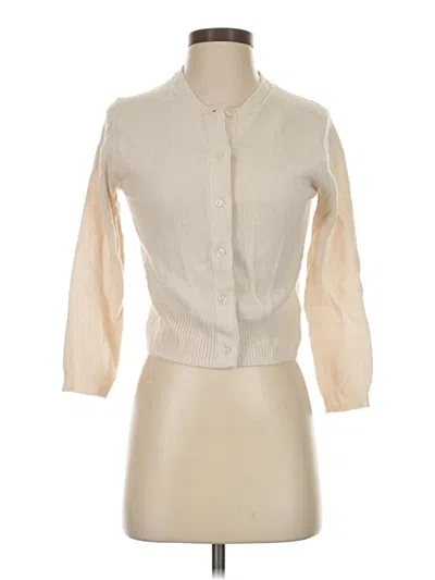 Pre-owned Zara Cardigan Sweater In Ivory