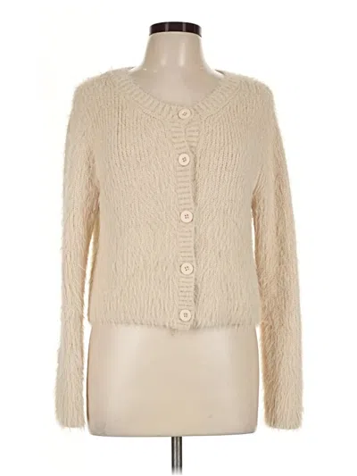 Pre-owned Zara Cardigan Sweater In Ivory