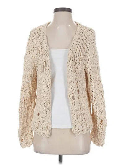 Pre-owned Zara Cardigan Sweater In Ivory