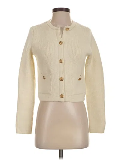 Pre-owned Zara Cardigan Sweater In Ivory