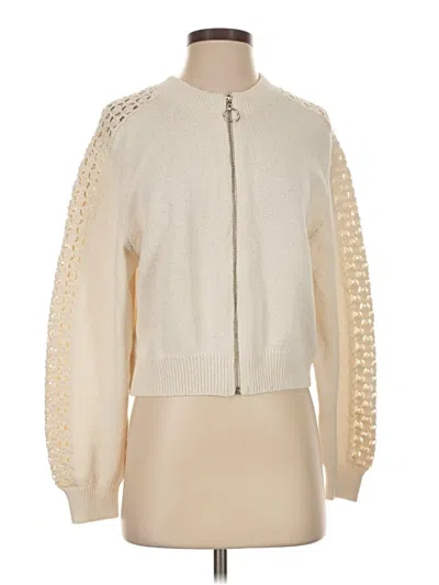 Pre-owned Zara Cardigan Sweater In Ivory