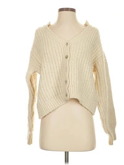 Pre-owned Zara Cardigan Sweater In Ivory