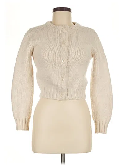 Pre-owned Zara Cardigan Sweater In Ivory