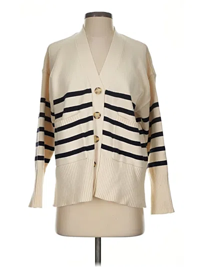 Pre-owned Zara Cardigan Sweater In Ivory